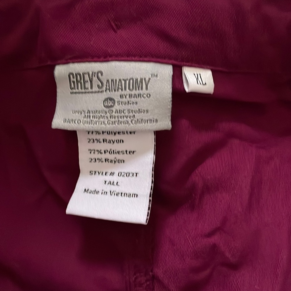 Greys Anatomy Scrub Pants